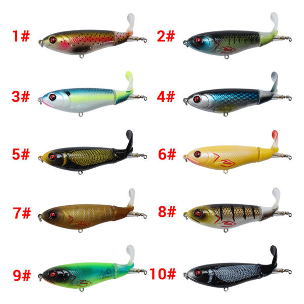 Personalized Bait Bait Hard Bait Soft Spanish Mackerel Rotating Tail Fishing Tackle - Image 5