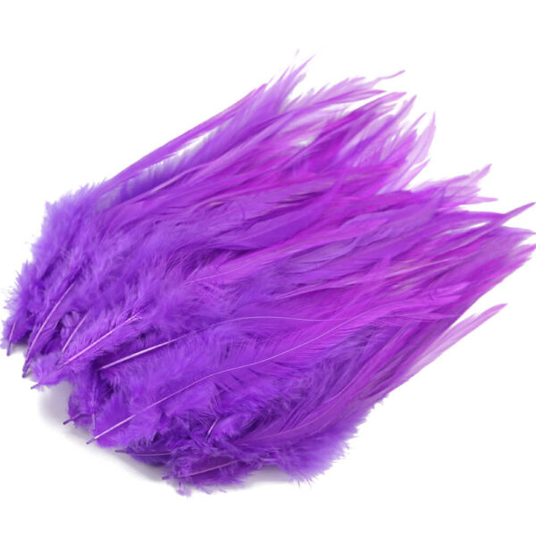 A Set Of 50 Colorful Pointed Hairs With White Tip Dyeing Jewelry Dream Catcher Accessories - Image 3