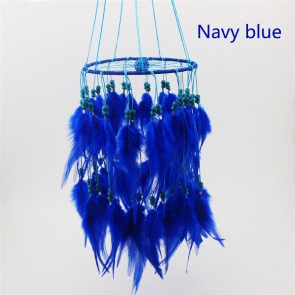 Lantern dream catcher feather pendant - Image 9