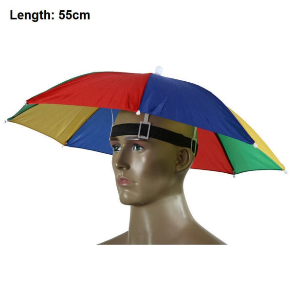 55 65cm Outdoor Fishing Sunshade Waterproof Camping Hiking Fishing Holiday Folding Sunhat - Image 2