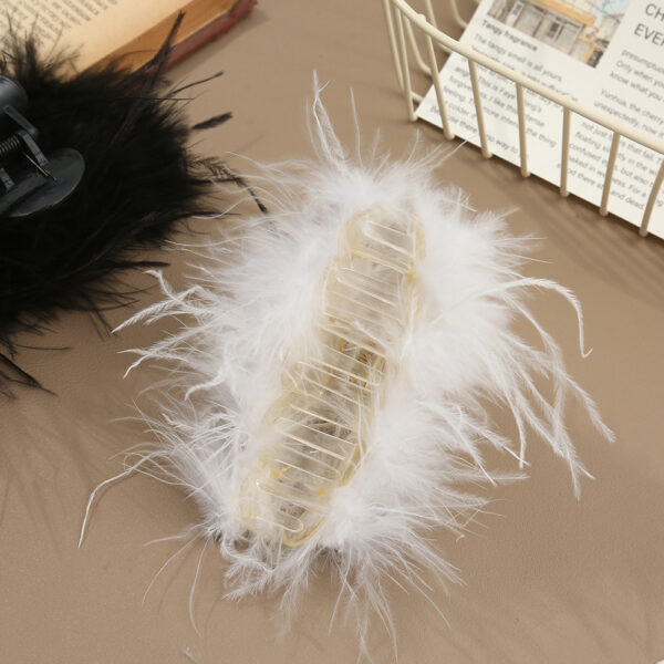 Ostrich Feather Grip Women's Microfiber Retro - Image 3
