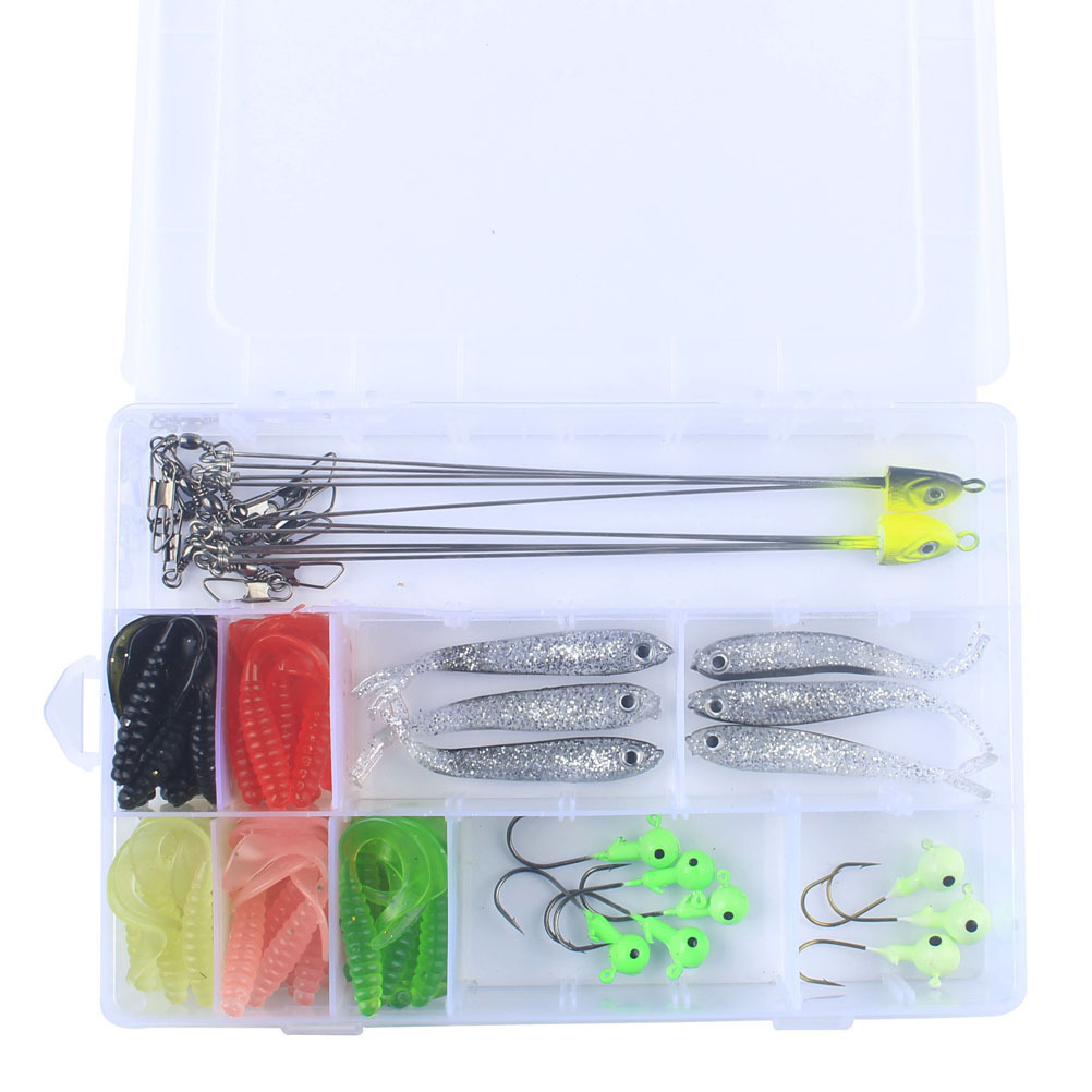 Luya Soft Bait Lead Hook Texas Fishing Gear Set - Image 5