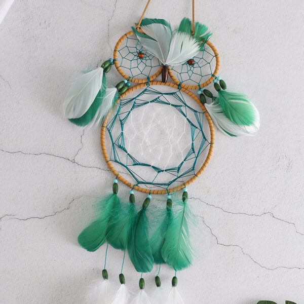 Handmade Feather Dreamcatcher Hanging Piece Pendant - Image 5