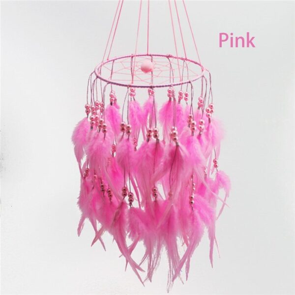 Lantern dream catcher feather pendant - Image 5