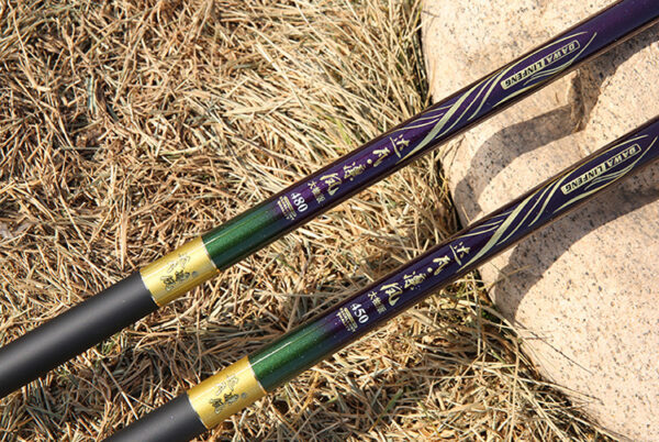 High Carbon Fishing Rod Light Hard 6H19 Tune Black Pit Hand Rod Short Pitch Fishing Rod - Image 2