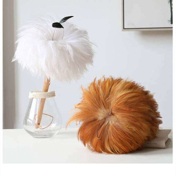 Feather Household Duster Dust Brush White Decoration - Image 8