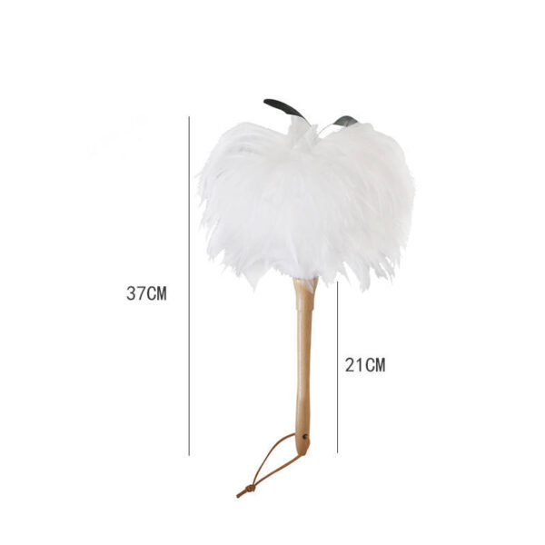 Feather Household Duster Dust Brush White Decoration - Image 9