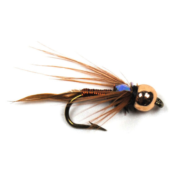 Fly Fishing Nymph Hook Copper Head Bead - Image 2