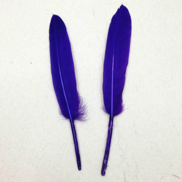 Colorful Goose Feather Straight Knife Hair Diy Accessories - Image 4