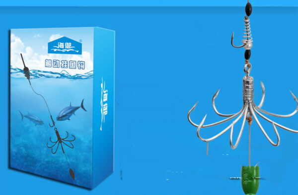 Fish Hook Set Finished Product Full Set Of Fishing Artifact Three-claw Anchor - Image 3