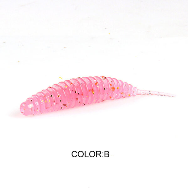 Micro Luer Soft Lure Soft Worm Fishing Topmouth Culter Mandarin Fish Weever Lure - Image 2