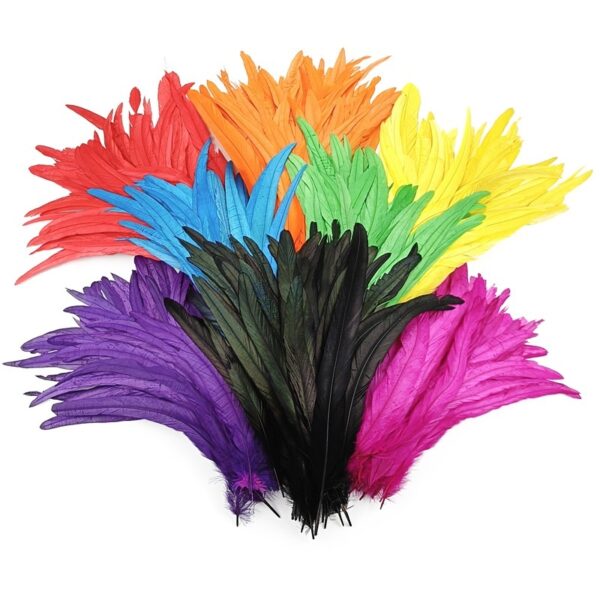 30-35cm Rooster Tail Hair Handmade DIY Ornament Accessories - Image 7