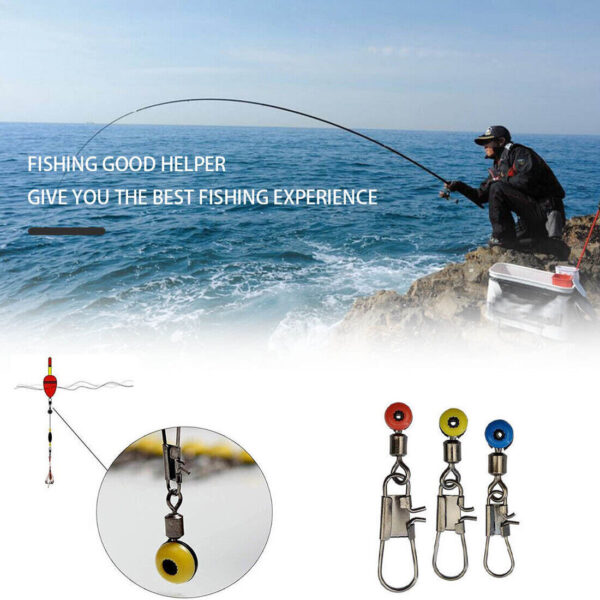 160pcs Carp Fishing Tackle Accessories Kit Lead Clips Carp Swivels Hooks Beads - Image 8