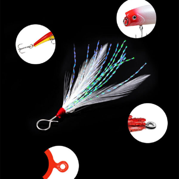 Luya Bait Detachable Feather Pendant
