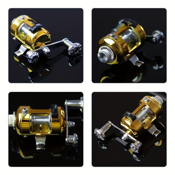 1 Black Portable Pen Style Super Mini Fishing Rod, May Be Shipped Via Yuntu Logistics, Banned From Sale On Amazon Temu Platform - Image 3