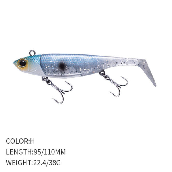Tail Soft Bait Sea Fishing Lure Fish Type Jig Hook Tossing Fake Fish Weever Topmouth Culter - Image 9