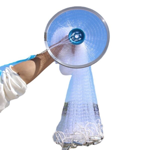 Cast Netease Cast Net Aluminum Ring Fishing Hand - Image 5