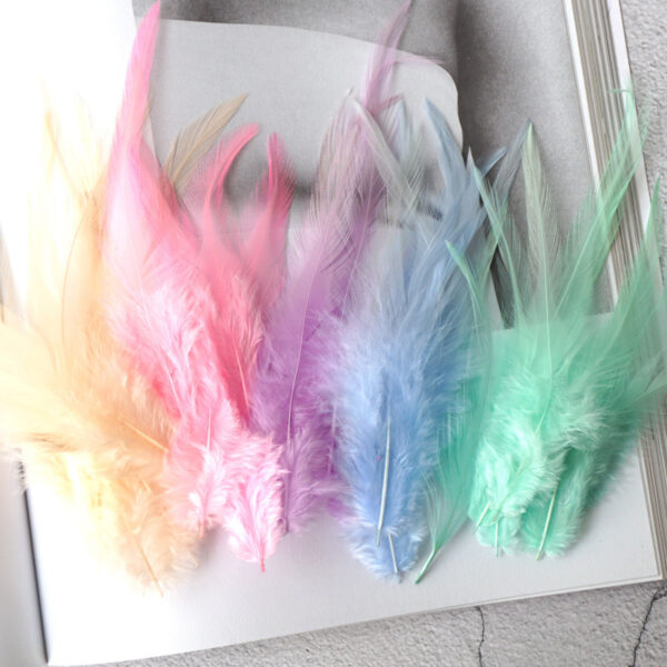 Feather Pointed Hair Diy Dreamcatcher Handmade Crafts Earrings Clothing Accessories - Image 5