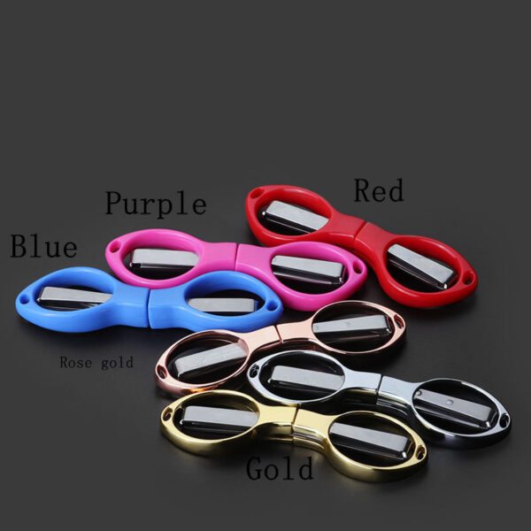 Mini Stainless Steel Folding Scissor Keychain Fishing Scissor Cutter Camping Tool Fishing Pliers Scissors Line Cutter Tool - Image 4