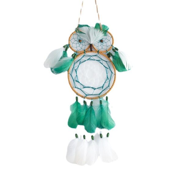 Handmade Feather Dreamcatcher Hanging Piece Pendant - Image 3