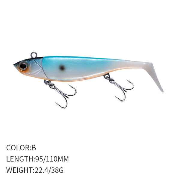 Tail Soft Bait Sea Fishing Lure Fish Type Jig Hook Tossing Fake Fish Weever Topmouth Culter - Image 8