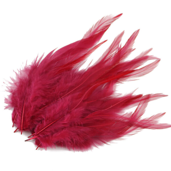 A Set Of 50 Colorful Pointed Hairs With White Tip Dyeing Jewelry Dream Catcher Accessories - Image 4