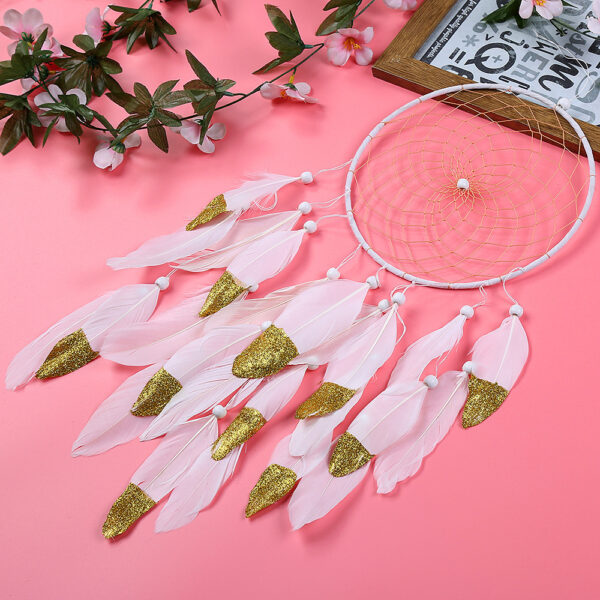 Indian Style Large Floating Feather Dreamcatcher Ornaments - Image 9