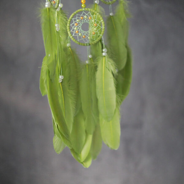 Creative Feather Decoration Girl Room Pendant Dream Catcher Wind Chime - Image 3