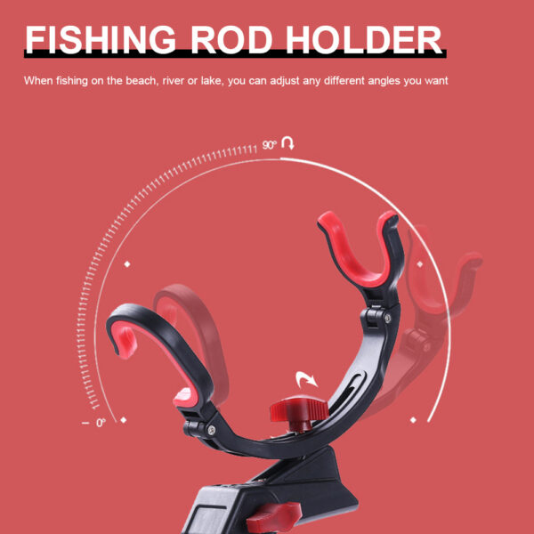 360 Degree Adjustable Fishing Pole Holder Universal Fishing Foldable Bracket Sea Lake Fish Rod Rack Stand Fishing Accessories - Image 8