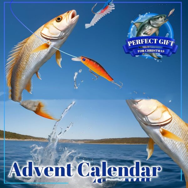 Christmas Advent Calendar Fishing Gear Set - Image 5