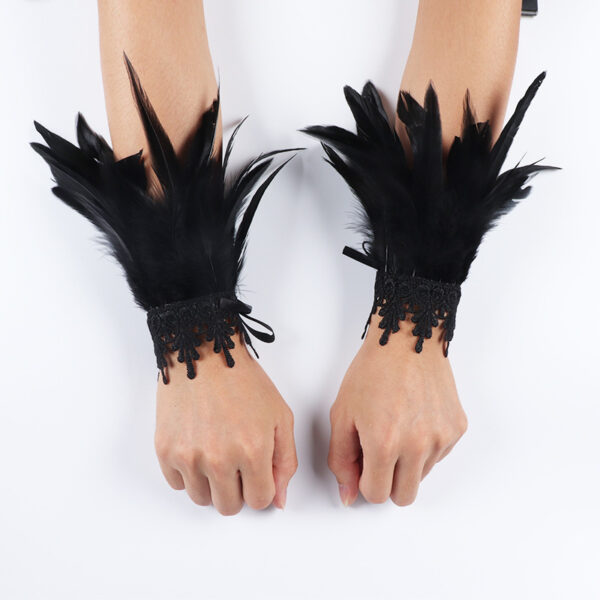 Role Play Lace Feather Wrist - Image 4