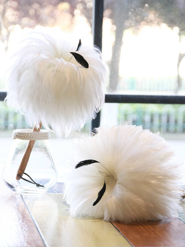 Feather Household Duster Dust Brush White Decoration - Image 7
