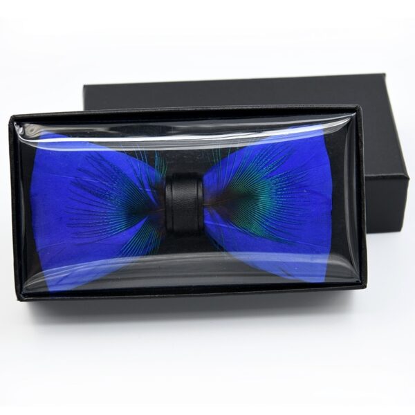Men's Suit Feather Bow Tie - Image 4
