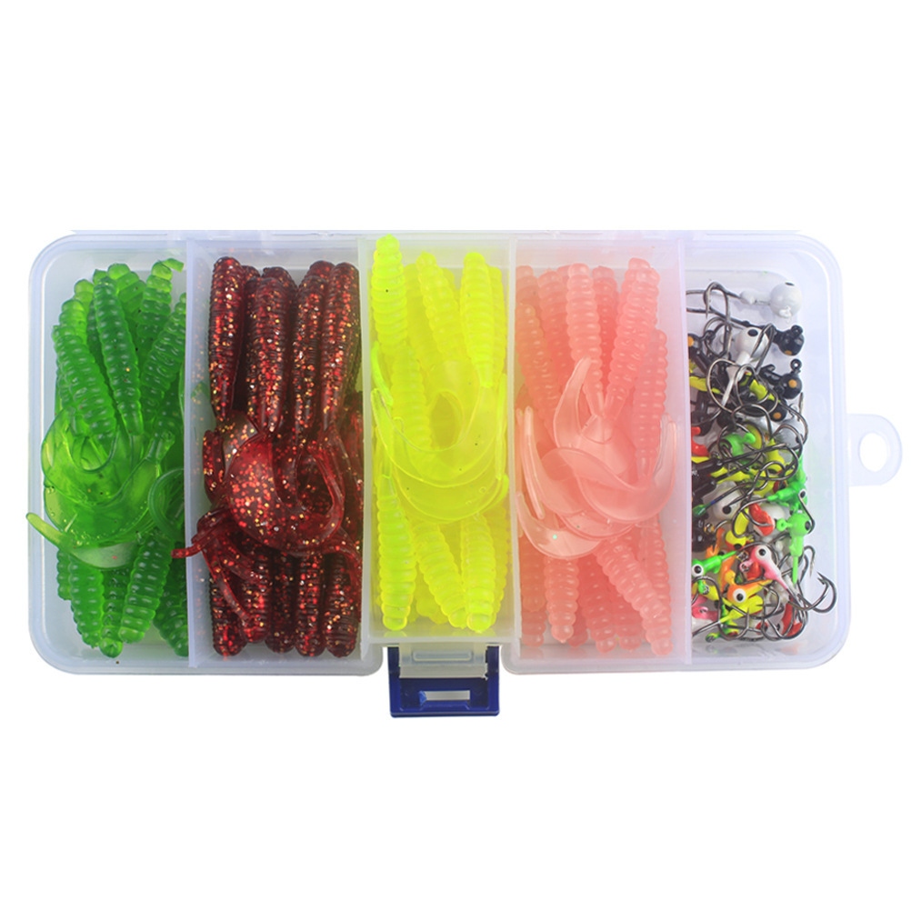 Luya Soft Bait Lead Hook Texas Fishing Gear Set - Image 3