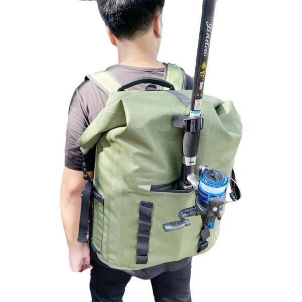 Waterproof Rucksack Shoulder Computer Fishing Gear Large Capacity Sea Fishing Bag - Image 3