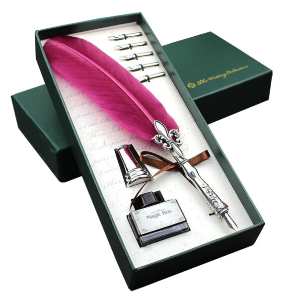 Household Simple Feather Pen Gift Set - Image 2