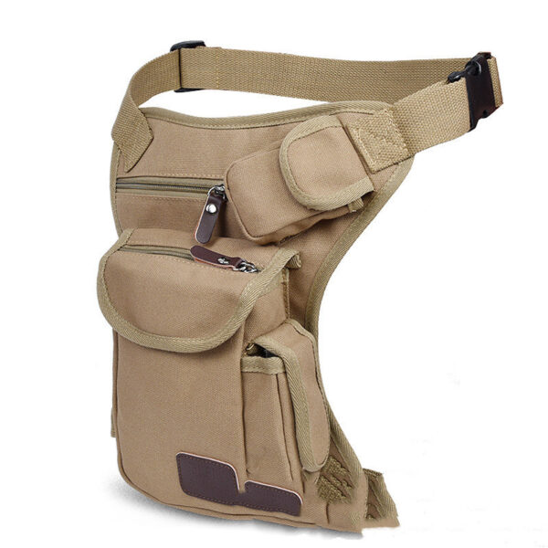 Canvas Leg Bag Casual Korean Fashion Outdoor Travel Bag Fishing Tackle Bag - Image 3
