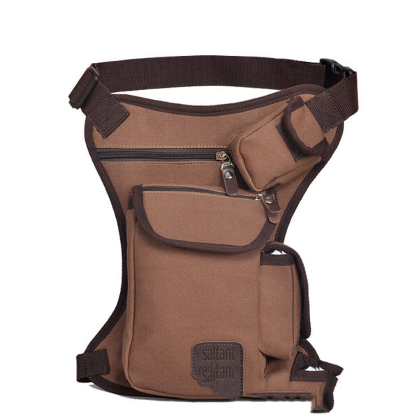 Canvas Leg Bag Casual Korean Fashion Outdoor Travel Bag Fishing Tackle Bag - Image 4
