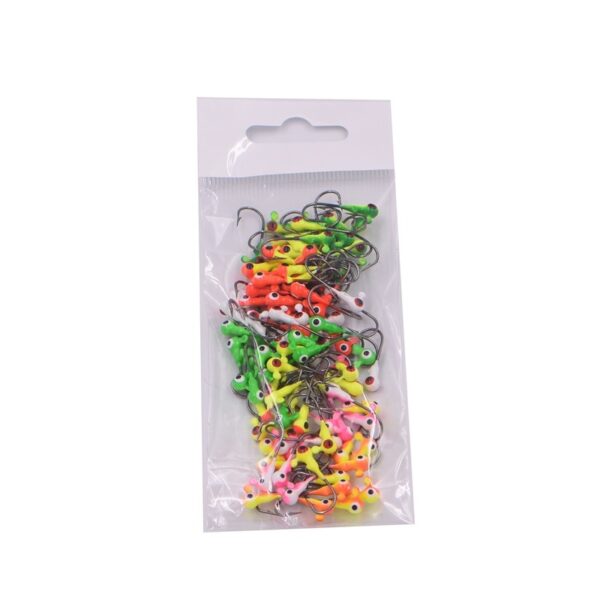 1g Lead Hook Bait 50 Hooks Bag Outdoor Fishing Gear Supplies - Image 3