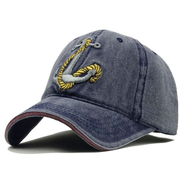 Anchor Embroidered Baseball - Image 2