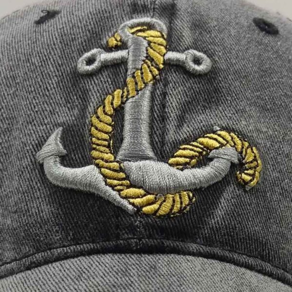 Anchor Embroidered Baseball - Image 5