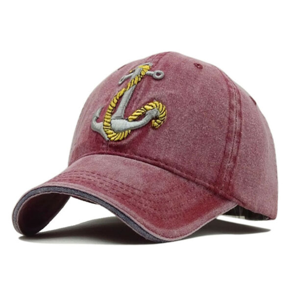 Anchor Embroidered Baseball - Image 3