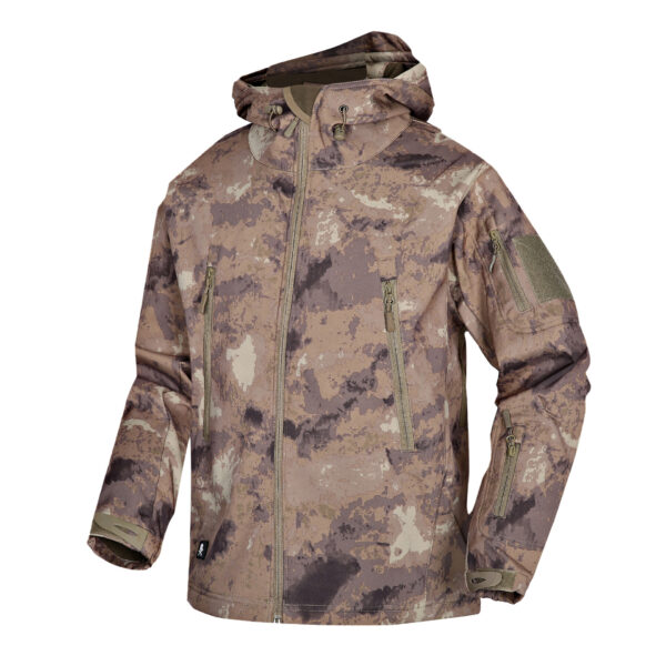 Autumn And Winter Men's Outdoor Camouflage Clothing Soft Shell Jacket - Image 3
