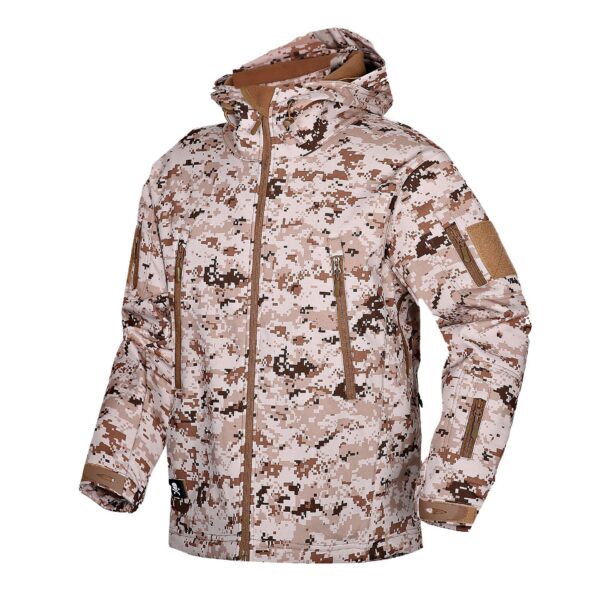 Autumn And Winter Men's Outdoor Camouflage Clothing Soft Shell Jacket - Image 2
