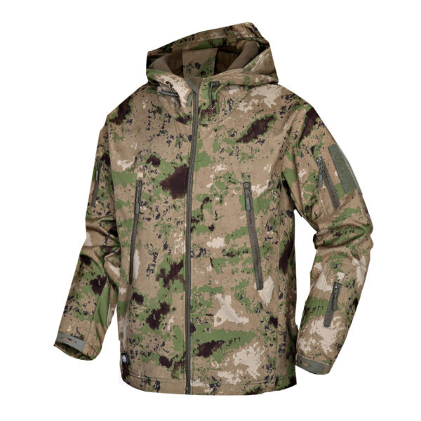 Autumn And Winter Men's Outdoor Camouflage Clothing Soft Shell Jacket - Image 8