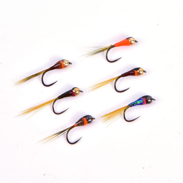Glued Copper Headed Nymph Hook Flying Fishing - Image 3
